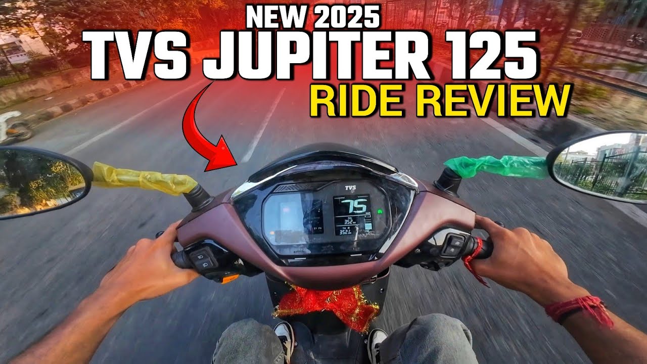 New 2025 TVS JUPITER 125 Ride Review, Mileage, Comfort, Top speed