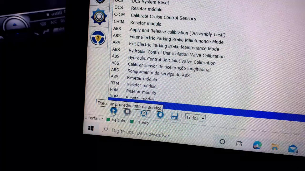 Reset do Câmbio - Fusion