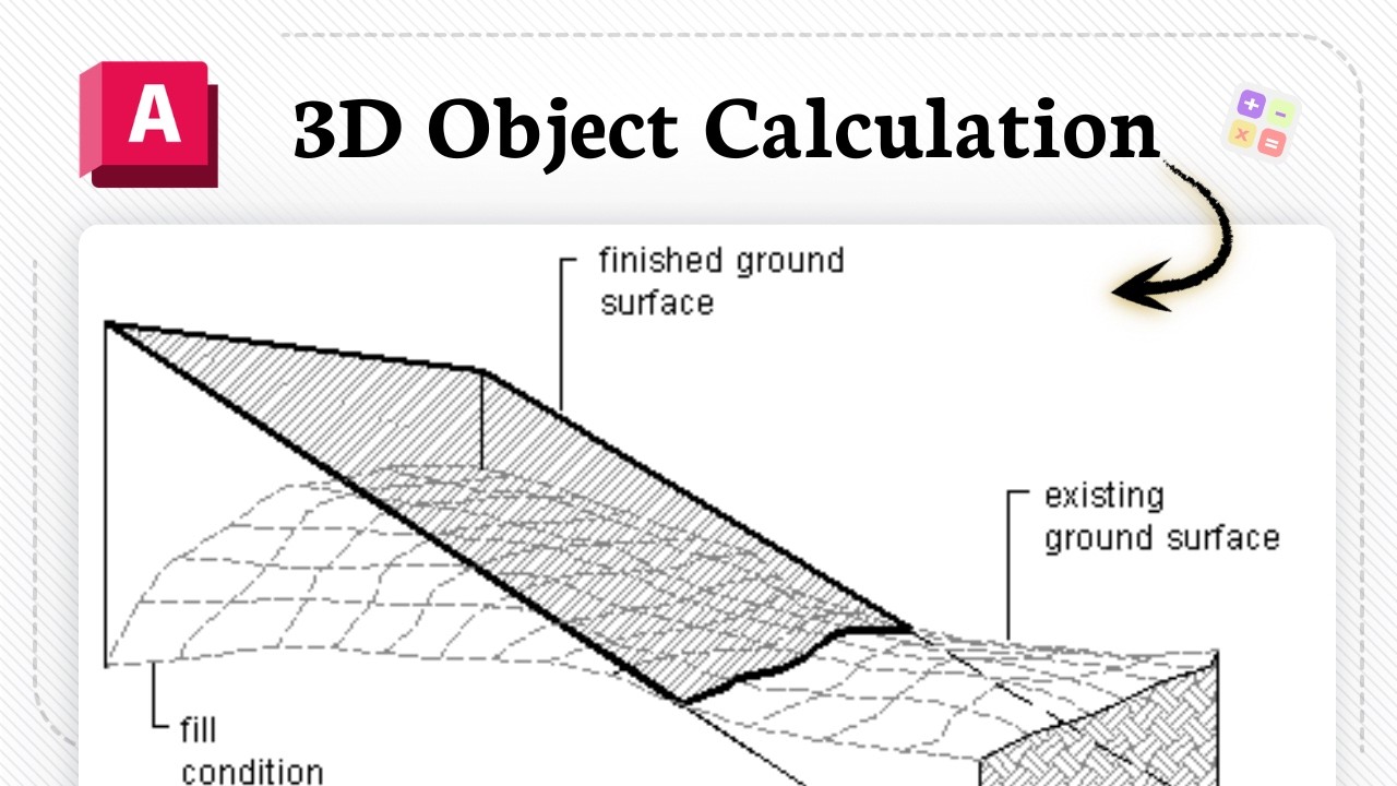 How to measure volume in AutoCAD (3D Analysis)