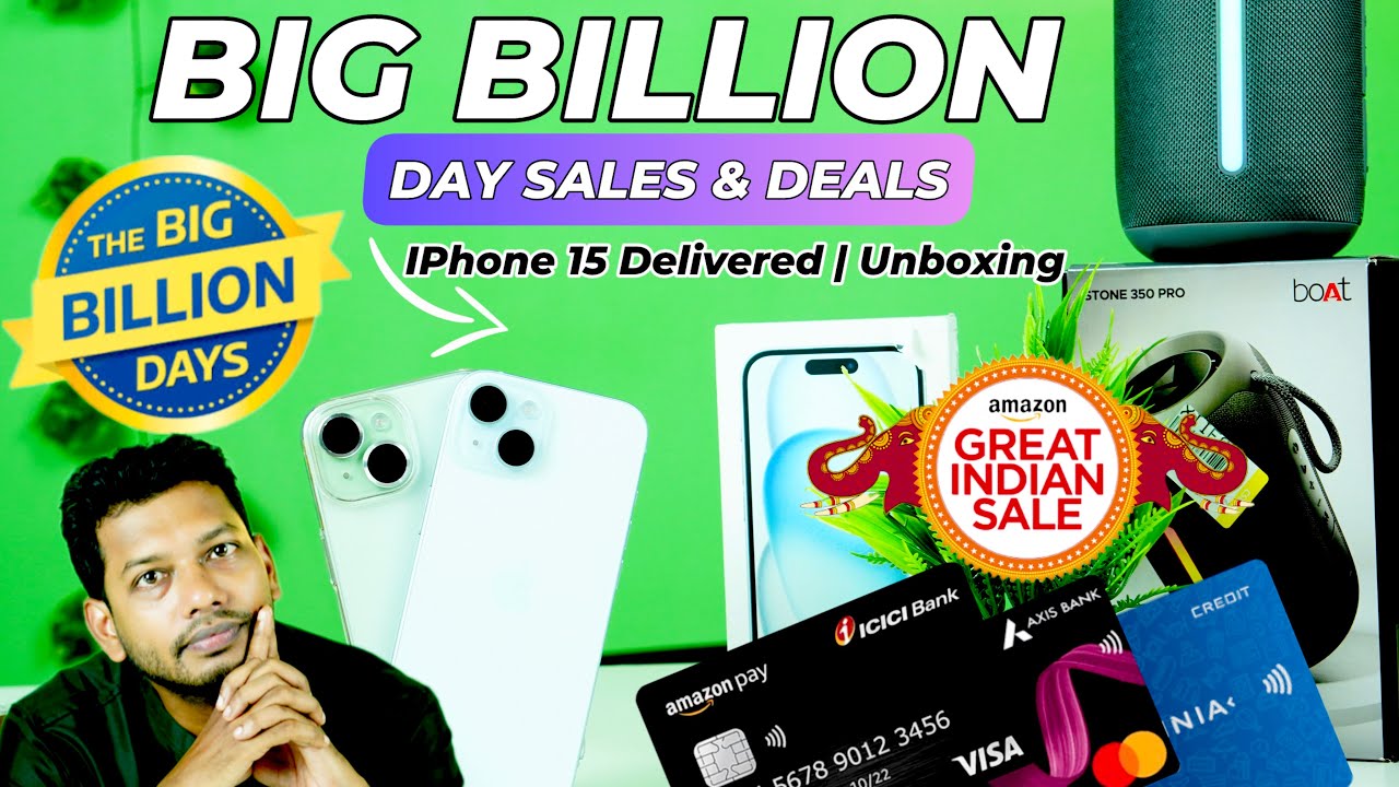 Flipkart Big Billion Day & Amazon Great Indian Festival Sale 2024 | Bank offer & Discount iPhone 15