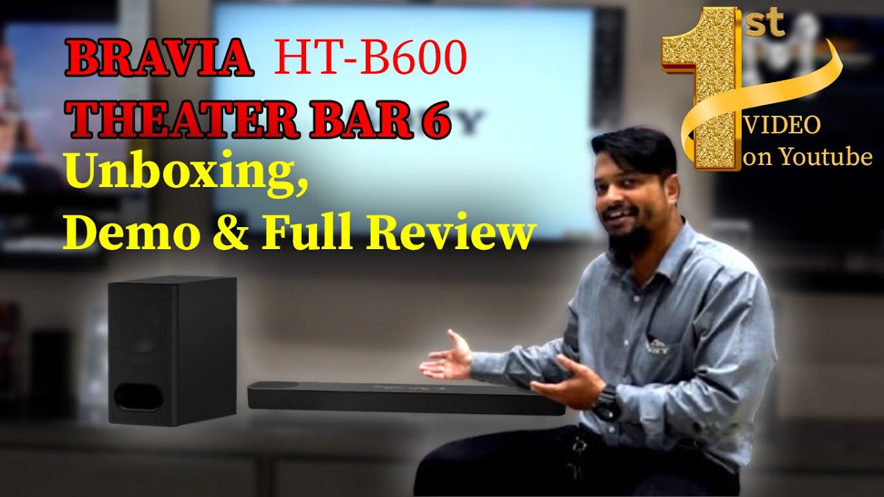 Sony BRAVIA Theater Bar 6 Unboxing, Demo & Full Review | Dolby Atmos 3.1.2 Soundbar Hindi / English