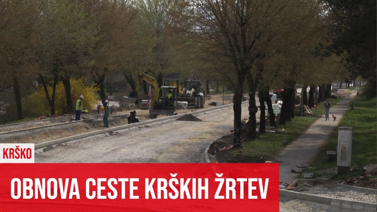 KRŠKO: Kako daleč je obnova Ceste krških žrtev?