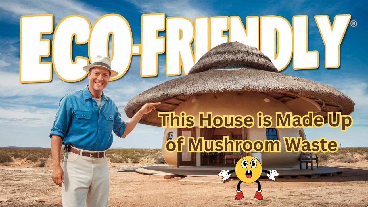 Building Made of Mushroom Waste is GENIUS! Mind-BLOWN by Eco-Friendly Construction