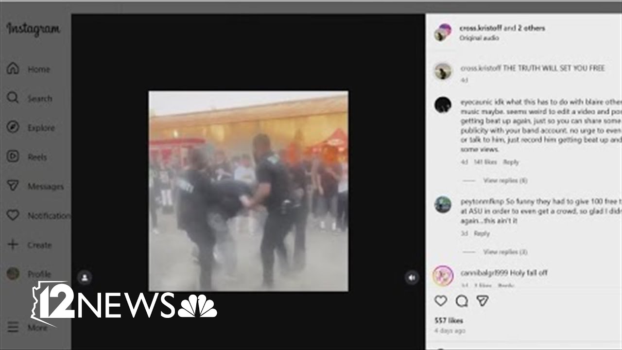 Violent incident caught on camera at Phoenix concert sparks outrage online