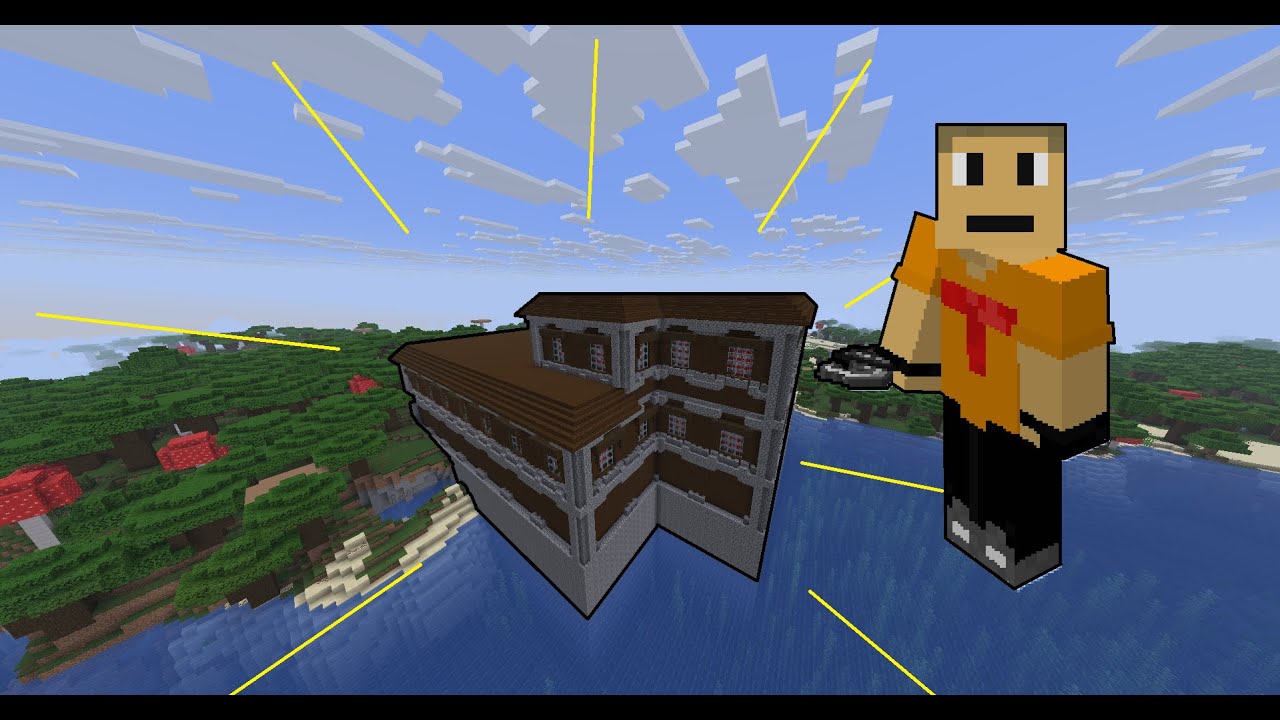I filled a Woodland Mansion with TNT in Minecraft...