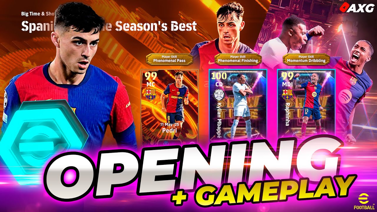 OPENING + GAMEPLAY ✅ PEDRI Big Time 🔥 Mbappe & Raphinha Show Time 🔥 Season's Best Spanish League