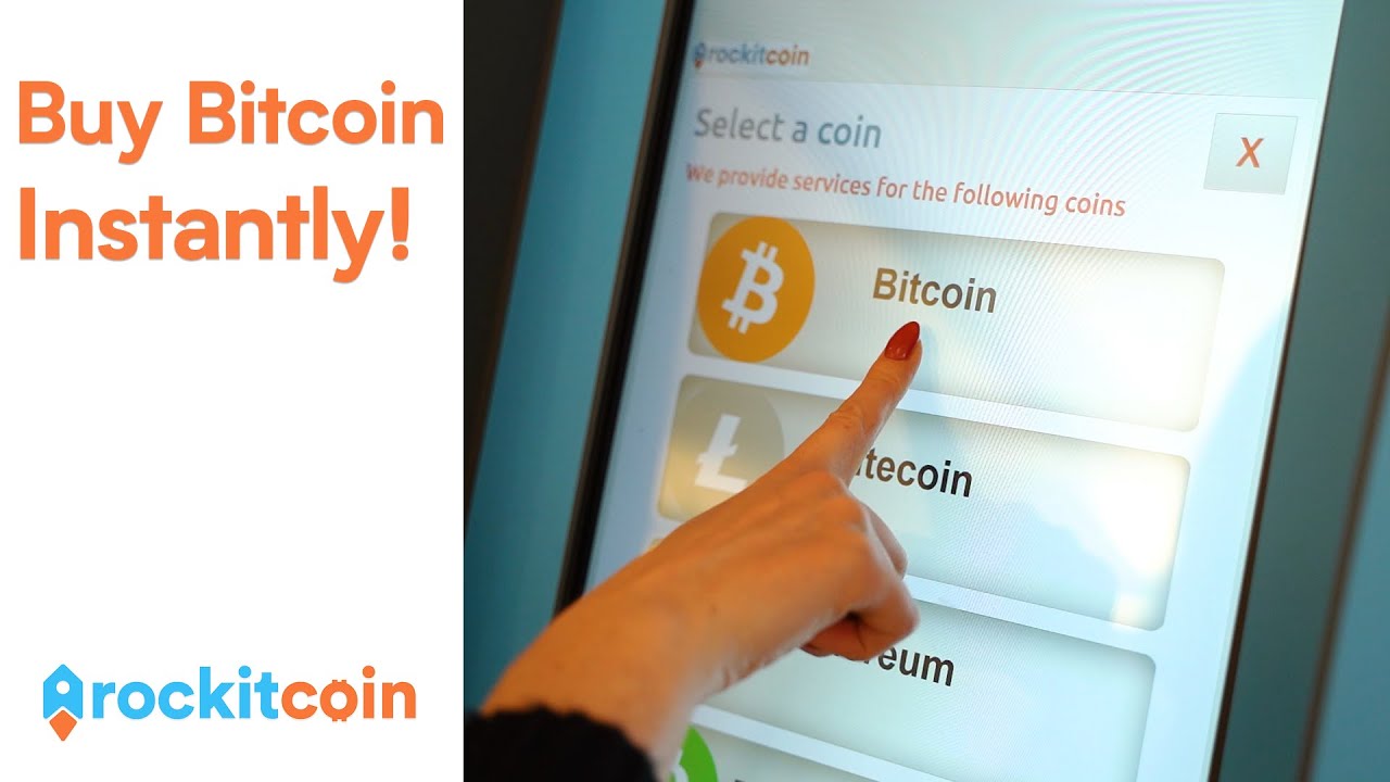 Buy Bitcoin Instantly with a Bitcoin ATM - RockItCoin