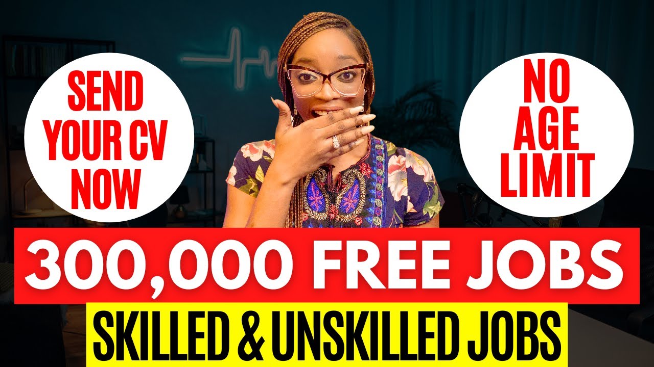 300,000 FREE VISAS | No University Degree Needed