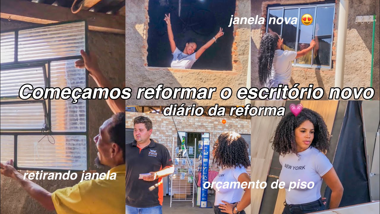 DIÁRIO DE REFORMA | retiramos a janela + orçamento do piso 🖤