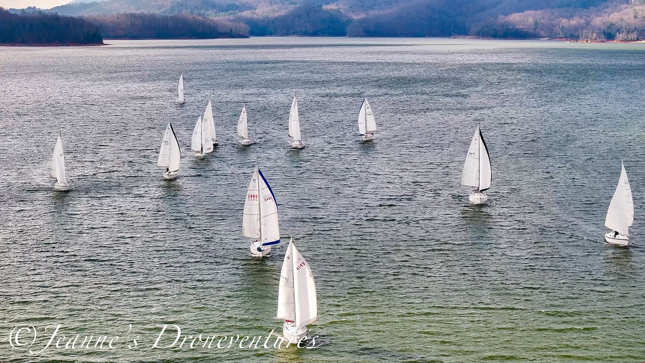 Watauga Lake Sailing Club Frostbite Race 2026 final