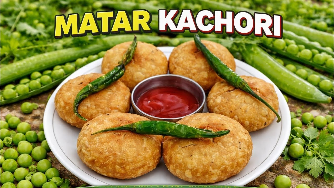 सर्दियों में बनाए हरी मटर की खस्ता कचौरी |Matar Ki Kachori |घर पर बनाएं आसान तरीके से परफेक्ट कचौरी|