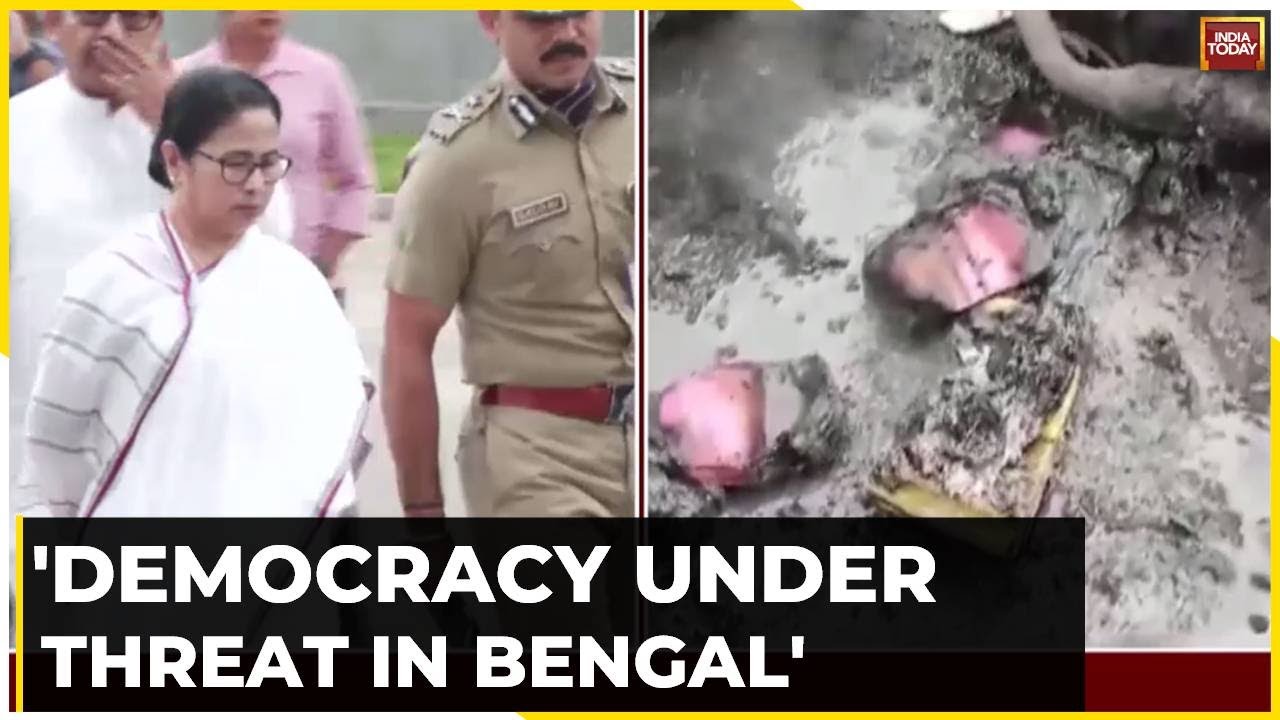 BJP Slams Mamata Government Accuses Democracy Under Threat In Bengal