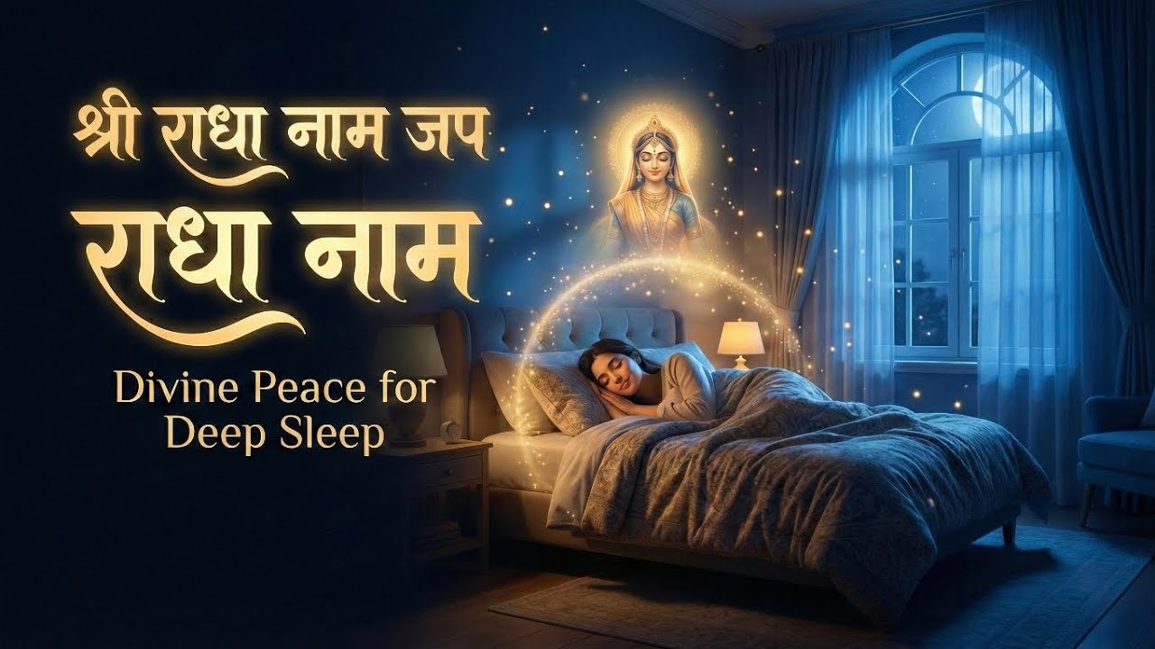 Radha Radha Naam Dhun for Peaceful Sleep & Divine Calm Every Night
