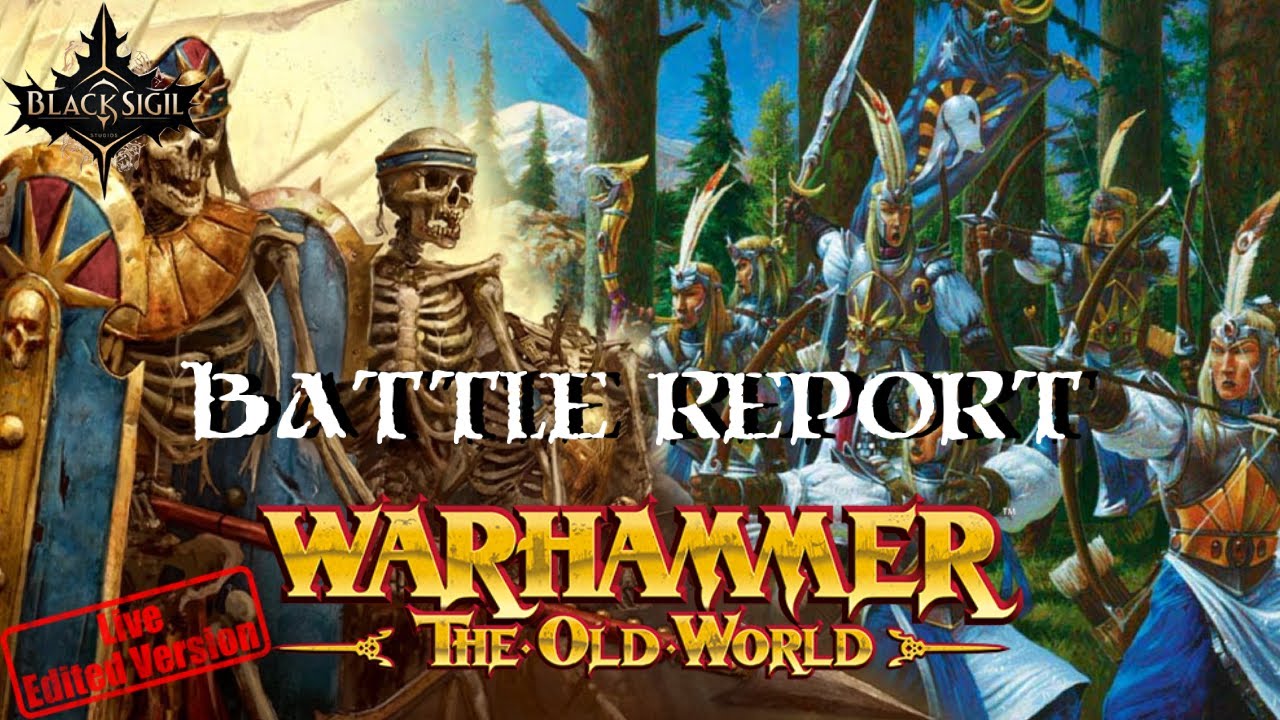 Tomb Kings of Khemri vs High Elf Realms | 2000pts Battle Report | Warhammer: The Old World