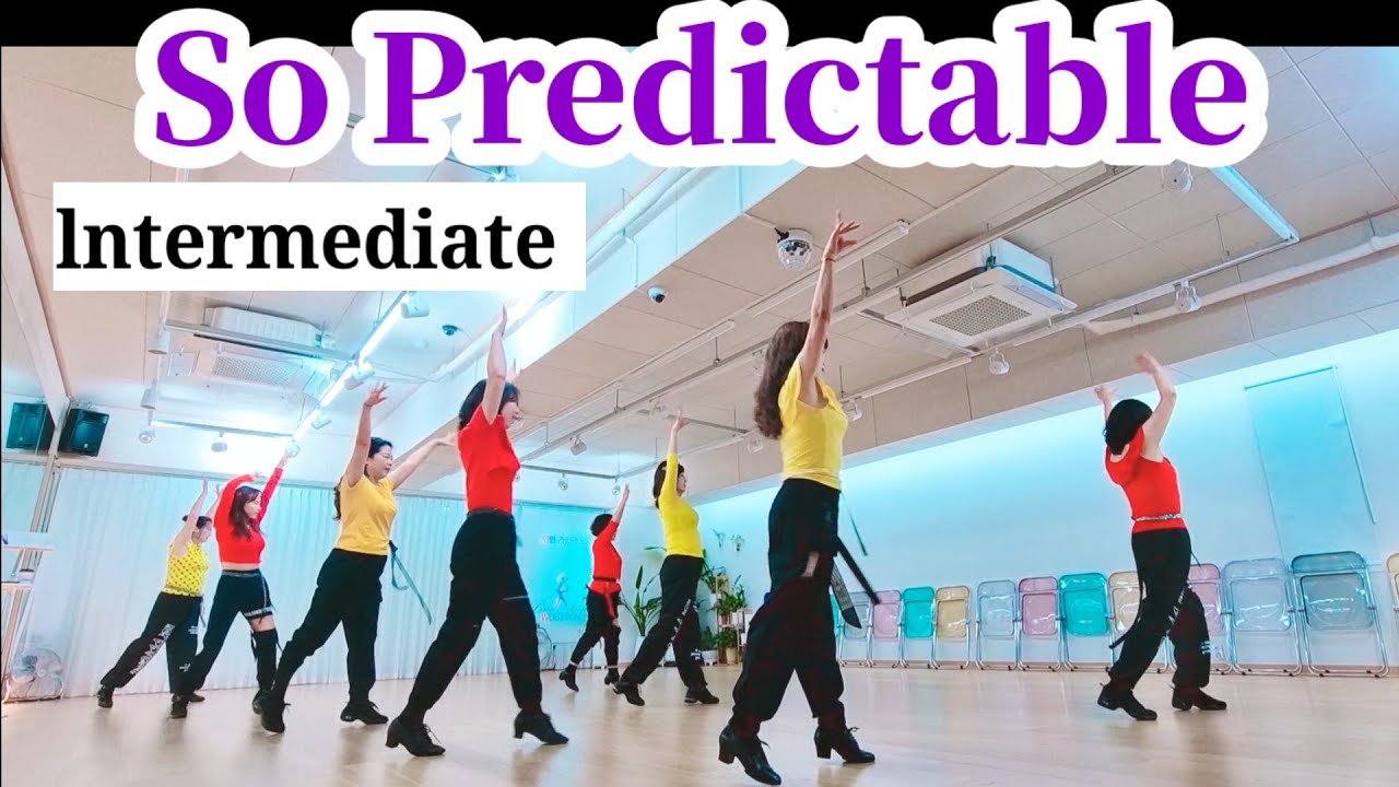 💃So Predictable Line Dance/So Predictable Line Dance/Средний уровень/Студия Yeonsinnae 010 7551 3...