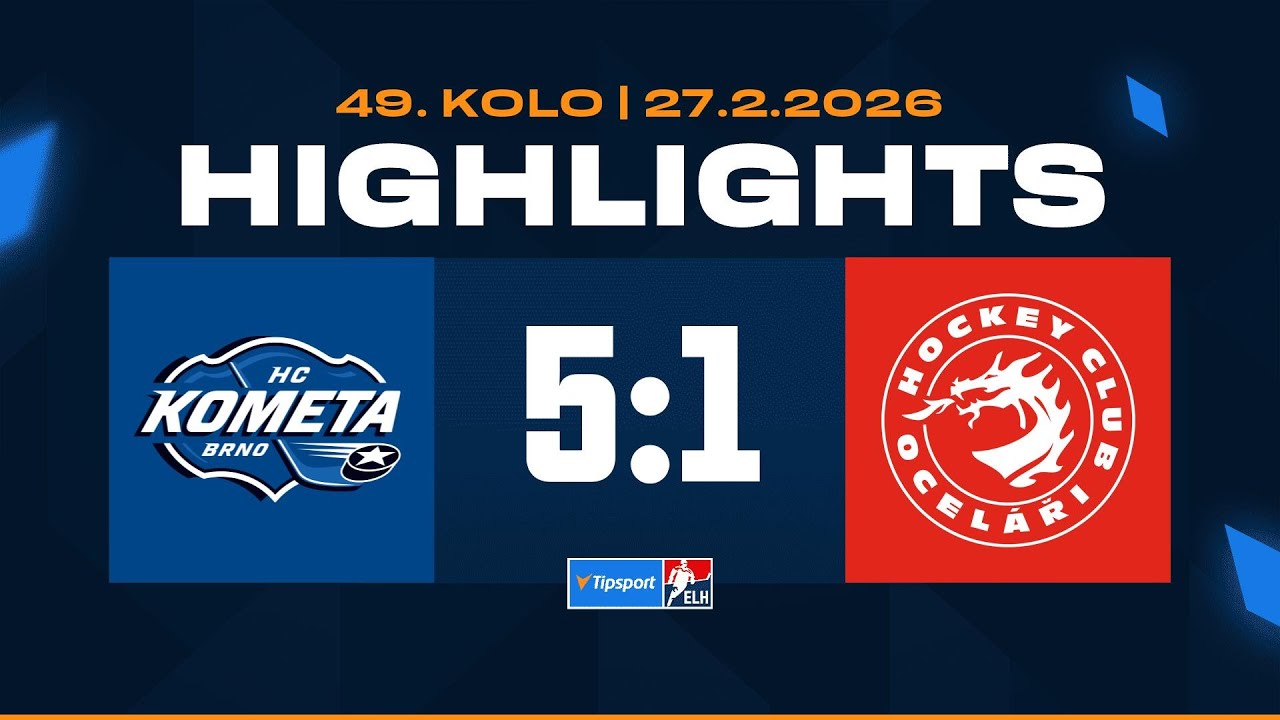 Highlights | HC Kometa Brno vs. HC Oceláři Třinec 5:1 | 27.02.2026