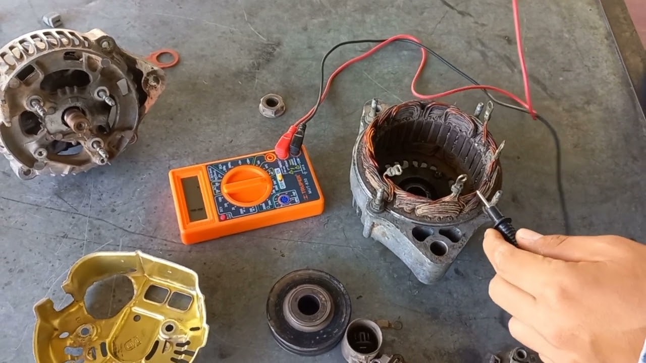 Como hacer las mediciones del alternador con el tester