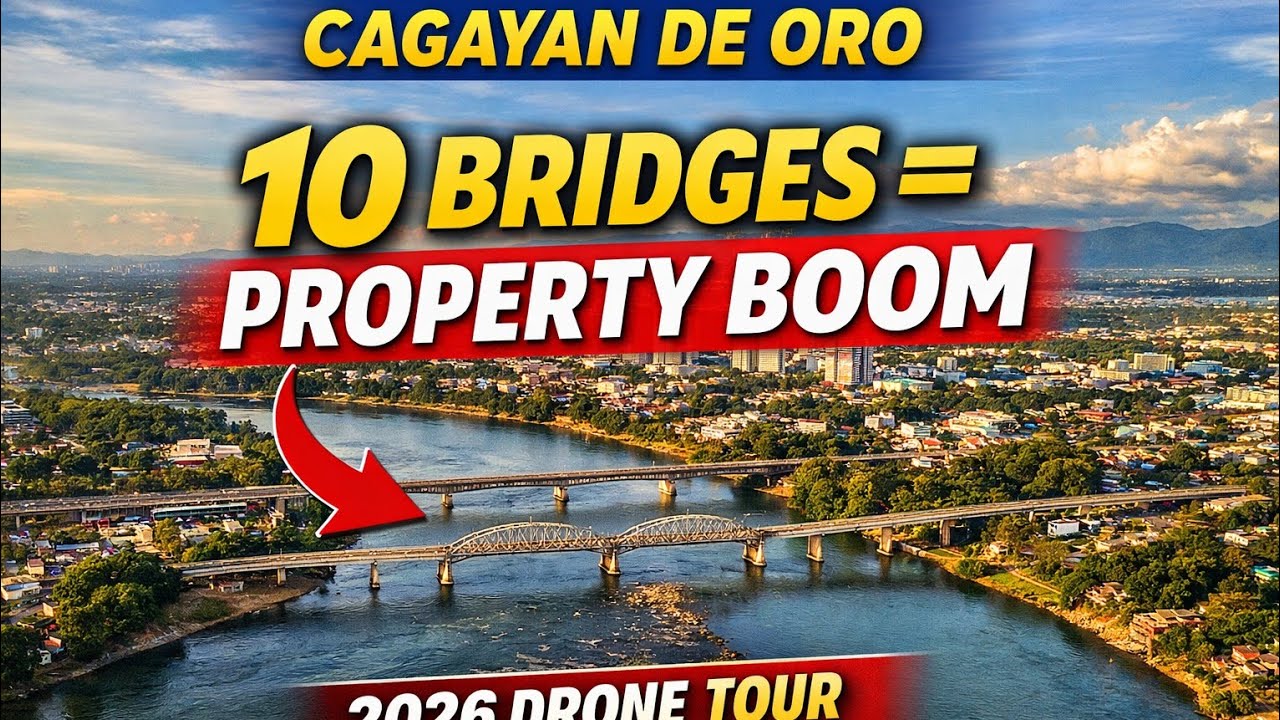 The 10 Bridges of Cagayan de Oro River | 4K Drone Aerial Tour Part 2 | CDO Cityscape Infrastructure