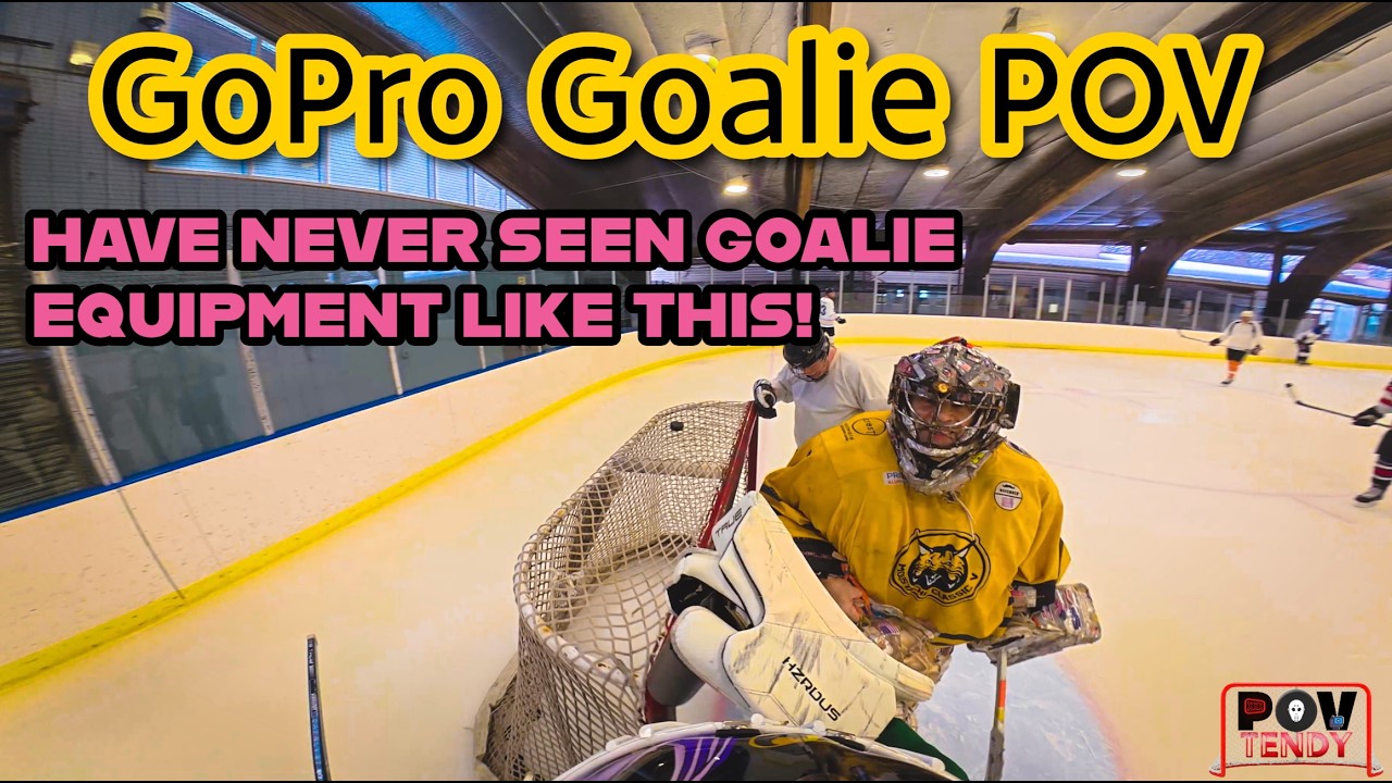 GoPro Goalie POV: HAVE NEVER SEEN GOALIE EQUIPMENT LIKE THIS!