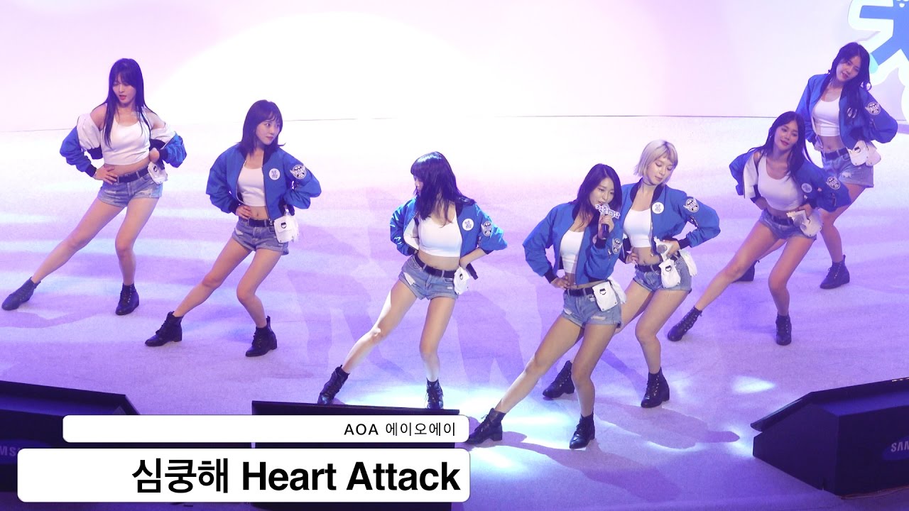 AOA 에이오에이[4K 직캠]심쿵해 Heart Attack@20161012 Rock Music