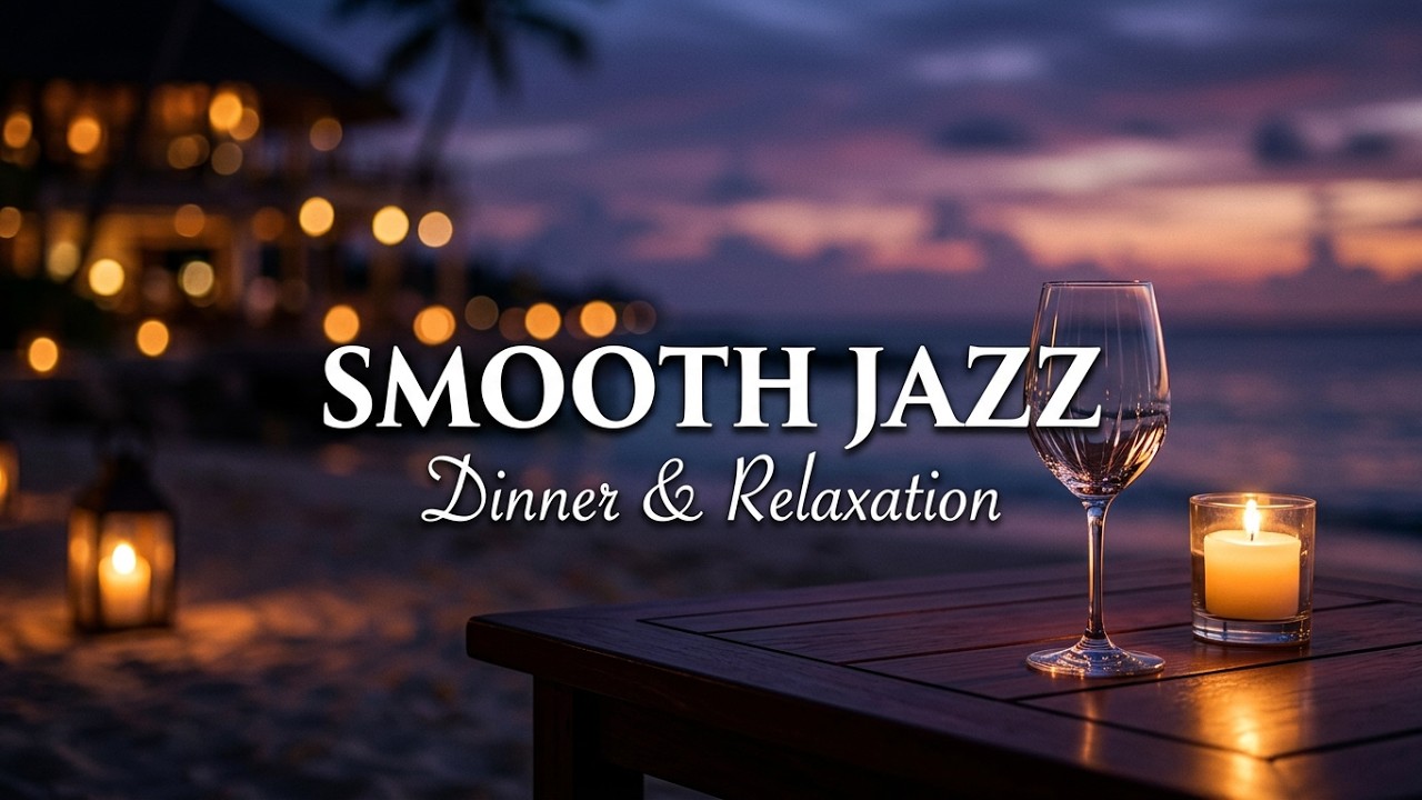 Smooth Jazz Saxophone • Romantic Night Music | Heart Beach & Fireworks | No Ads 2 Hours