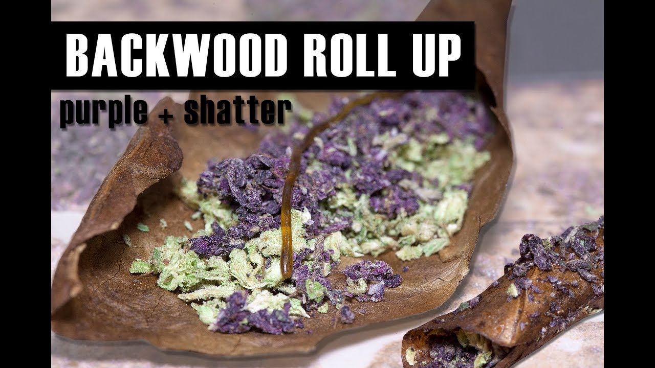 Crazy Backwood Roll Up!! Shatter, CBD Lean & Purple: HighAF PreRoll #5