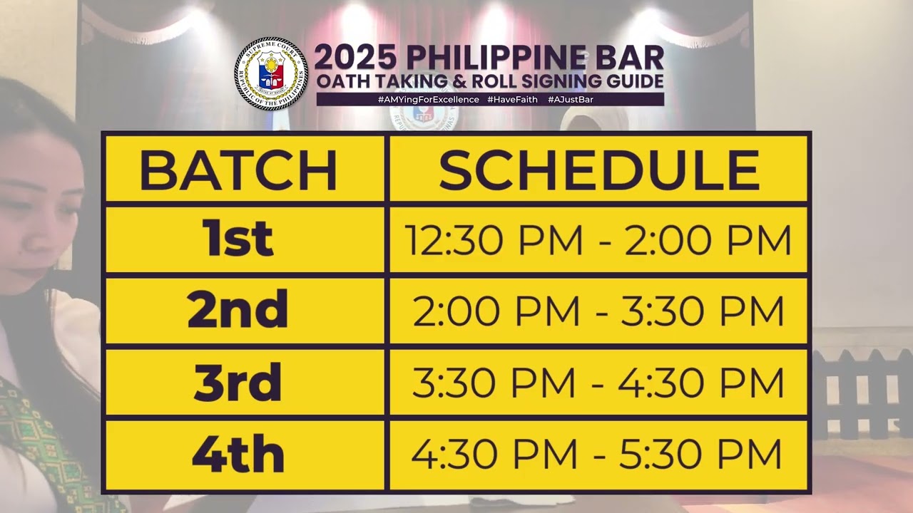 #2025Bar Walkthrough Video - Oath Taking and Roll Signing Ceremonies