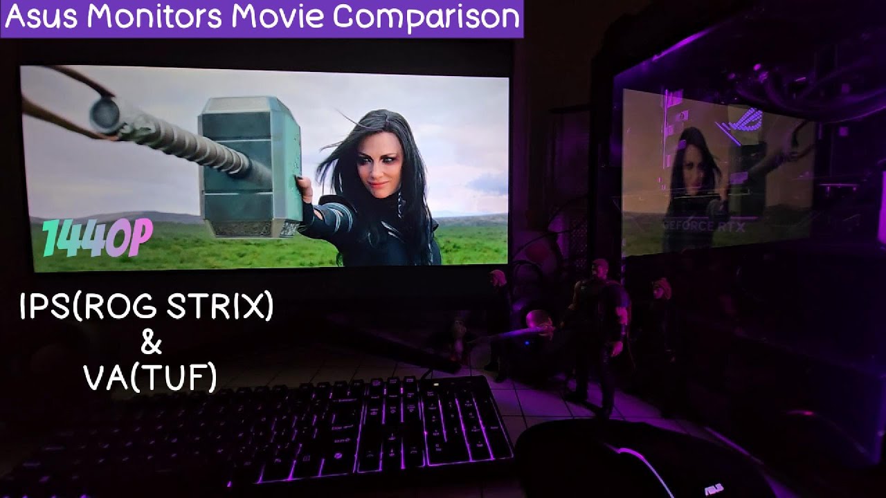 ASUS Monitor Video Movie Comparison