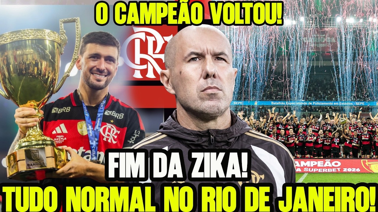🚨TRICAMPEÃO FLAMENGO e Leonardo Jardim tem seu 1º Título no Brasil !? FESTA DO TÍTULO no MARACANÃ!