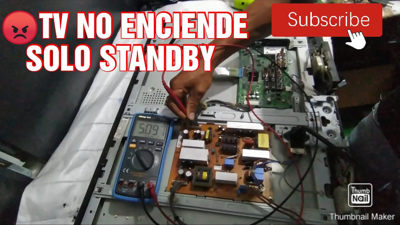 TV LG NO ENCIENDE SÓLO STANDBY 1 PARTE DIAGNÓSTICO MODEL.32LH30FR