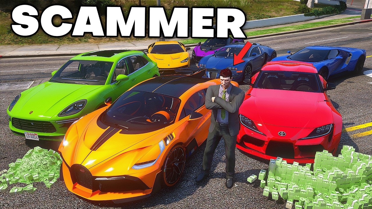 I Spent 24 Hours as a Scammer.. GTA 5 RP