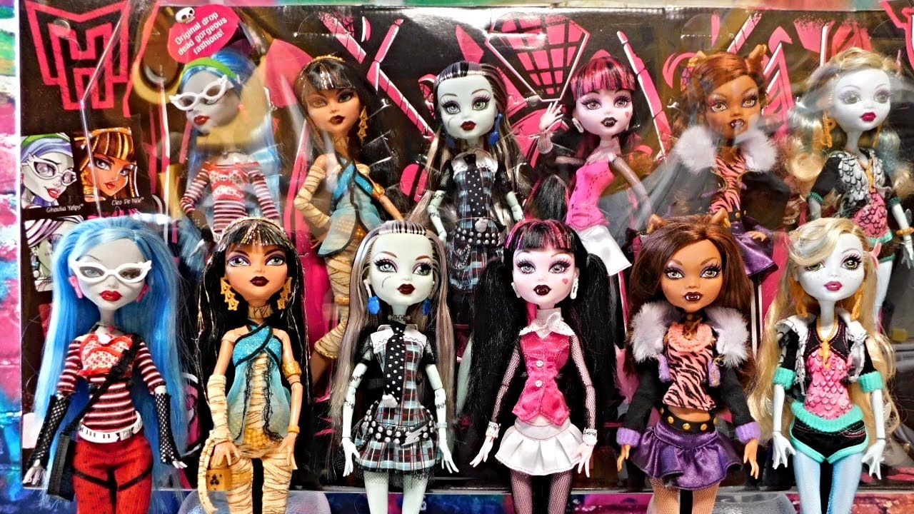 РЕДКИЙ НАБОР из 6 оригинальных кукол Monster High Ghouls: сравнение с куклами оригинального выпуска
