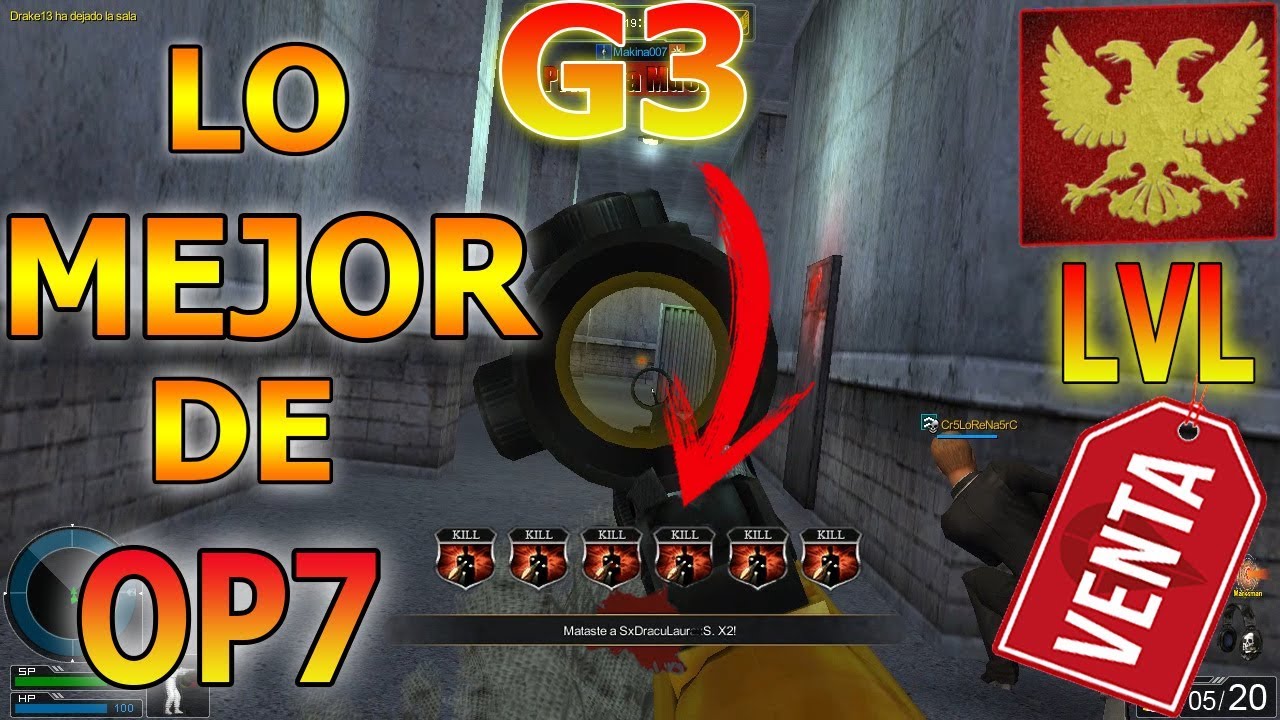 OPERATION 7 😱&iquest;G3 LA ARMA MAS PODEROSA DE OP7?😱 CUENTA EN VENTA LVL 79 🔥Luffdey