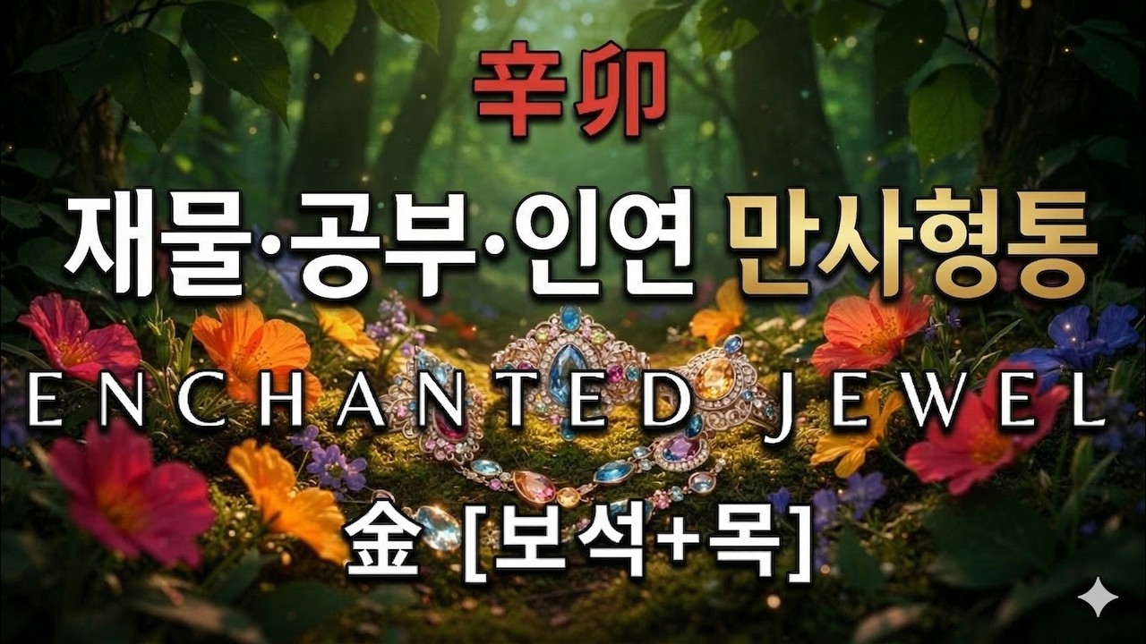 신묘일주 재물 흐름을 활성화하는 음악 [432Hz] 부의 꽃을 피우고 자산을 수호하다 | Enchanted Jewel & Radiant Prosperity