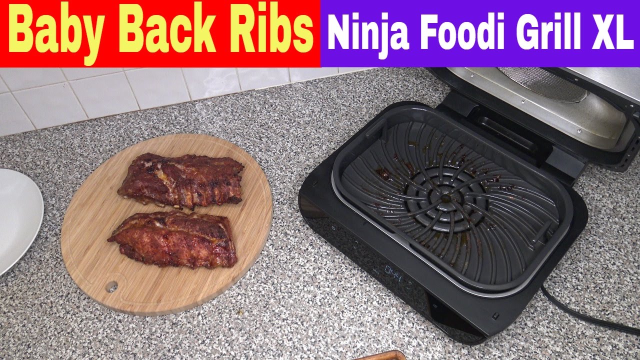 Tasty Baby Back Ribs, Ninja Foodi Grill