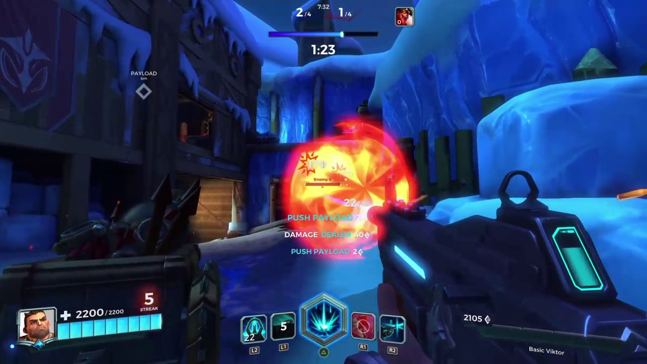 Paladins online multiplayer gameplay PS4