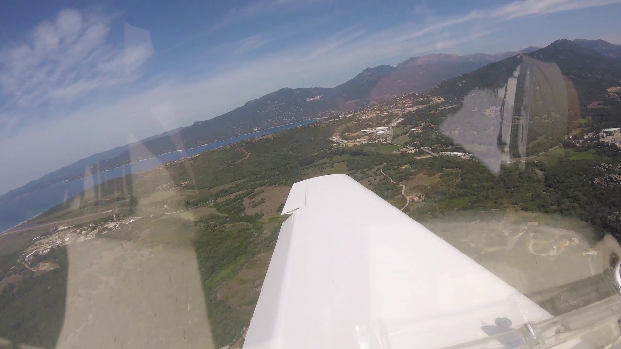 LFKO Propriano Airport, Corsica Arrival Runway 27
