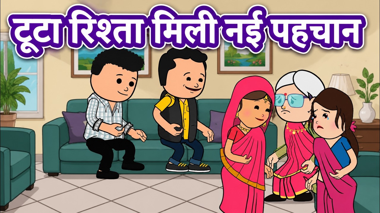 टूटा रिश्ता मिली नई पहचान (भाभी के भाई के साथ चक्कर) 😭  (ghar ghar ki kahani cartoon me) moral story