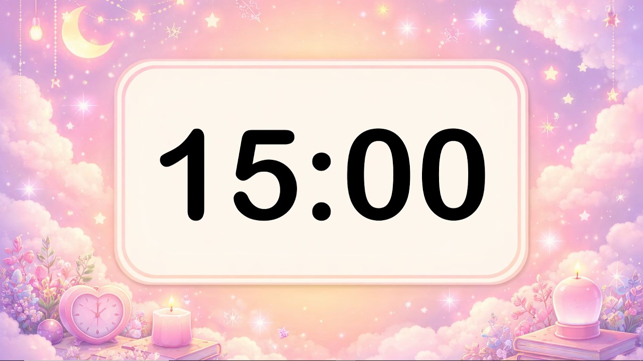 TIMER 15 MINUTOS 🌙 Rutina Nocturna para Relajarte Antes de Dormir | Cuenta Regresiva