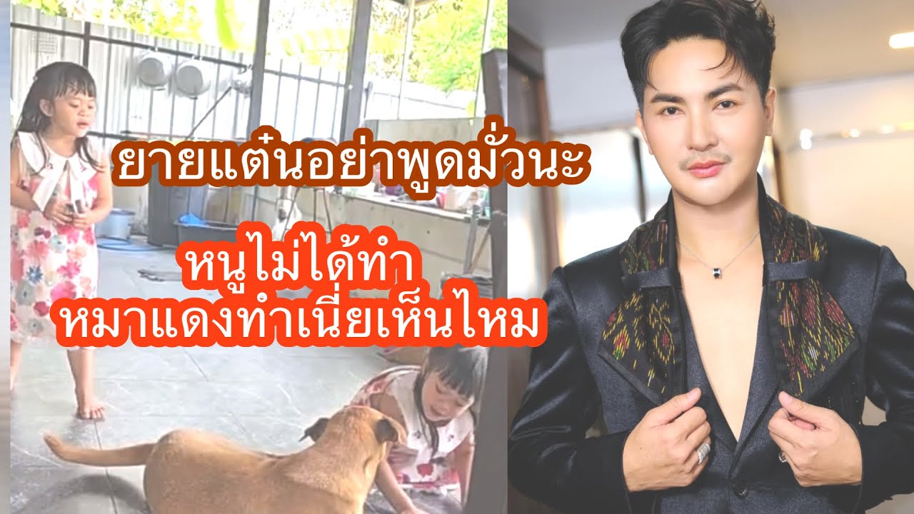🅿️🅿️🤣🤣พ่อ ยายแต๋นว่าหนู หนูไม่ได้ทำ หมาแดงทำเนี่ยเห็นไหม#บอยศิริชัย #แอนอรดี 