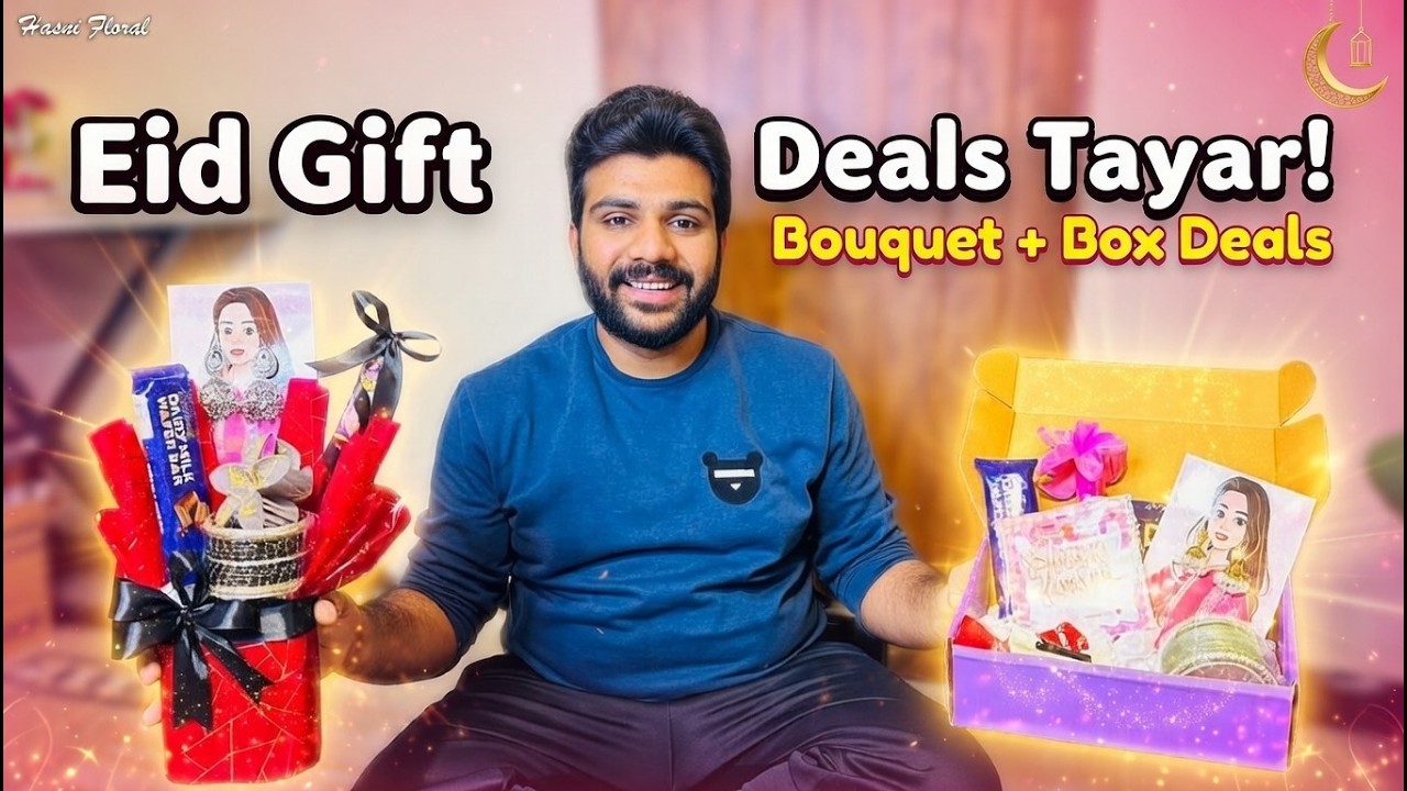 Eid Gift Deals Bana Rahe Hain! Bouquet, Bangles, Boxes — Sab Kuch Ek Vlog Mein | Hassni Floral