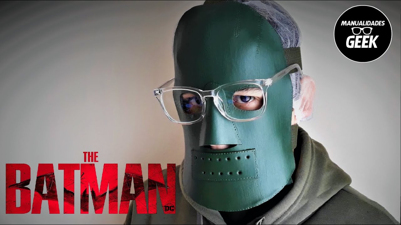 Como hacer la Máscara y el Cosplay The Riddler DIY/TUTORIAL/MANUALIDAD de Halloween/The Batman