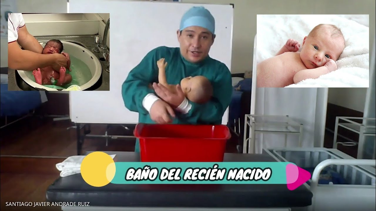 🌟CÓMO SE BAÑA AL RECIÉN NACIDO (práctico)🌟