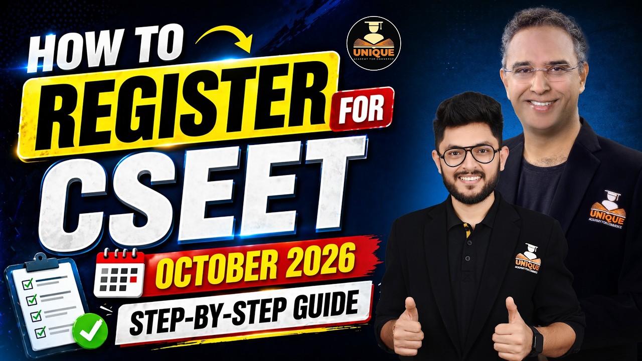 How to Register for CSEET October 2026 | Step-by-Step Guide