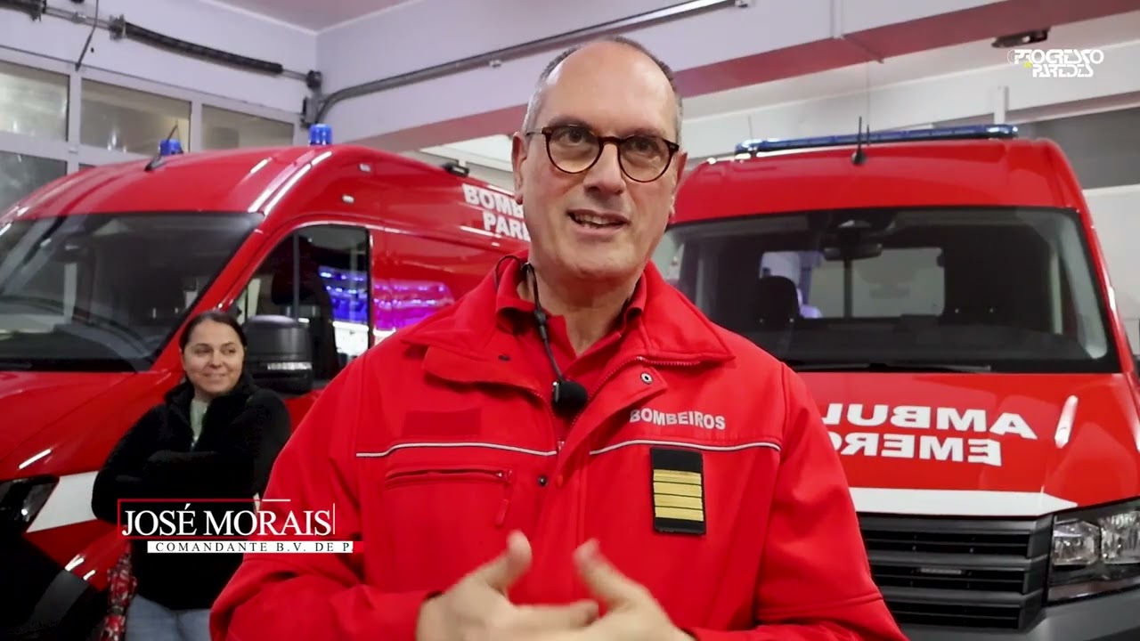 Bombeiros de Paredes reforçam frota e homenageiam Domingos Barros