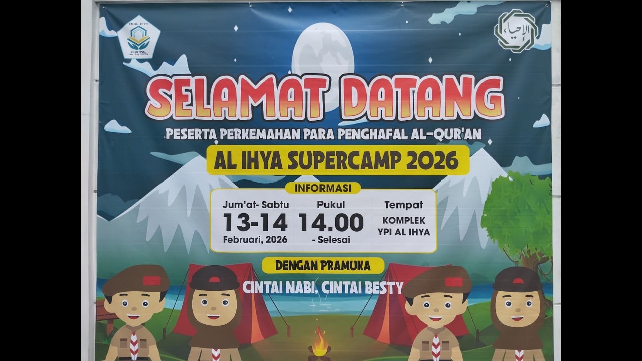 PEMBUKAAN SUPERCAMP MI TAHFIDZ AL IHYA 2026