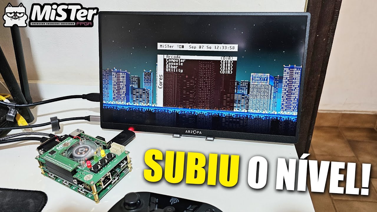 O SANTO GRAAL DA EMULAÇÃO! MiSTER Pi FPGA É SURREAL! Análise Parte 02 - Configuração e testes
