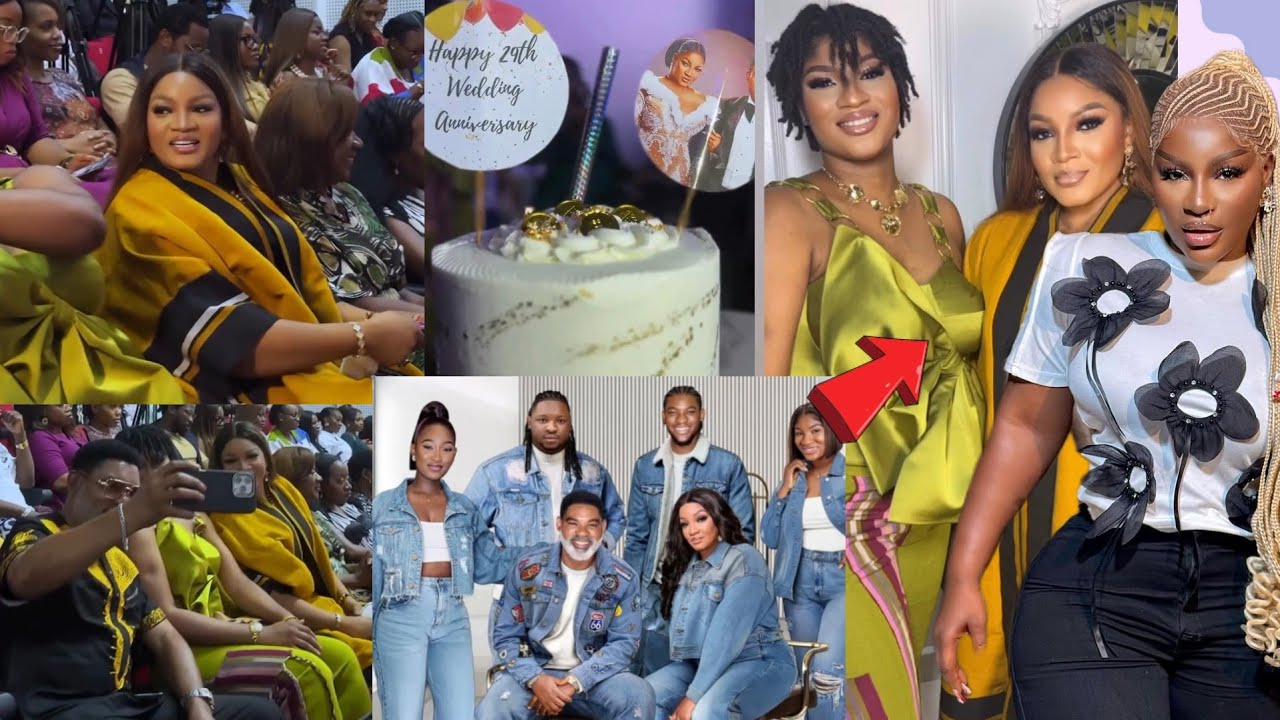 Video Āctress Omotola Jalade 29th wedding & Birthday Party Destiny Etiko Chinenye Nnebe live