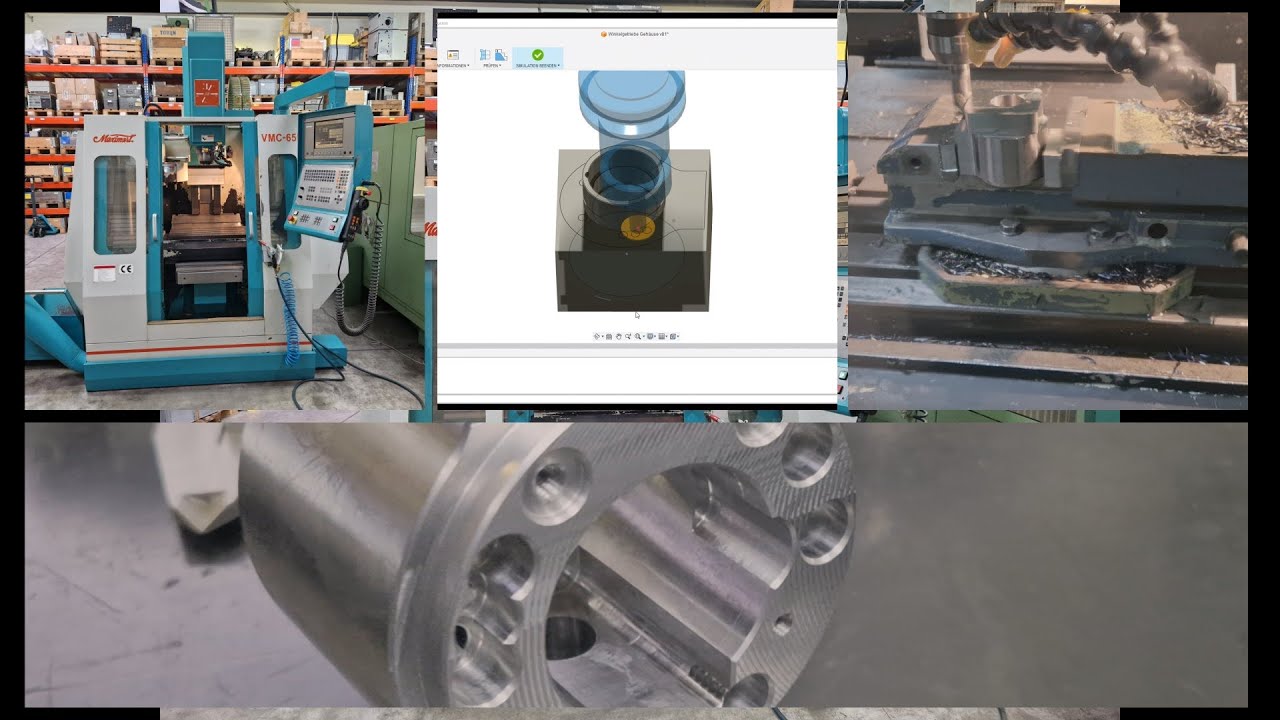 Maximart VNC 65 E CNC  Fr&auml;smaschine Fusion 360 Heidenhain TNC 430