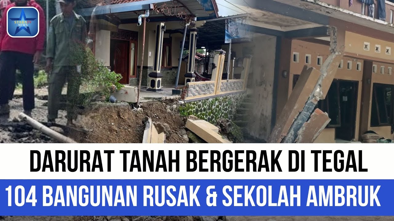 Desa Padasari Lumpuh: Jalan Putus dan Fasilitas Umum Hancur Akibat Tanah Gerak